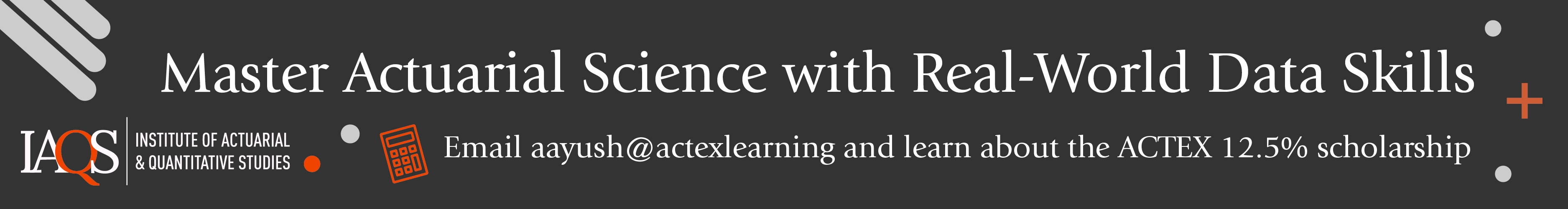 Master Actuarial Science with Real-World Data Skills